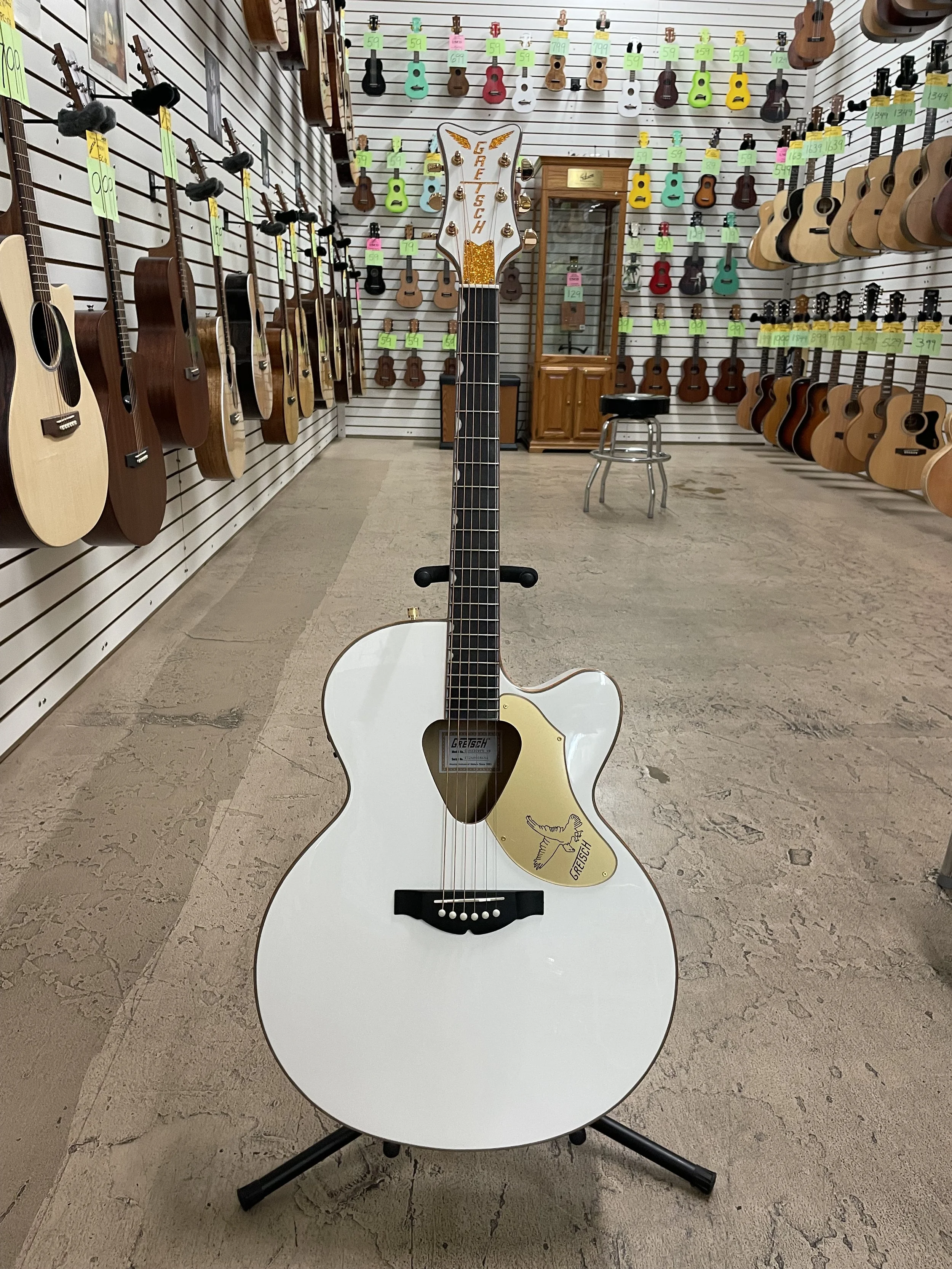 gfc guitar GWF-600/White セミアコギター ギターファクトリー